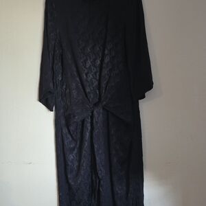 H&M Stylish Black Floral Dress